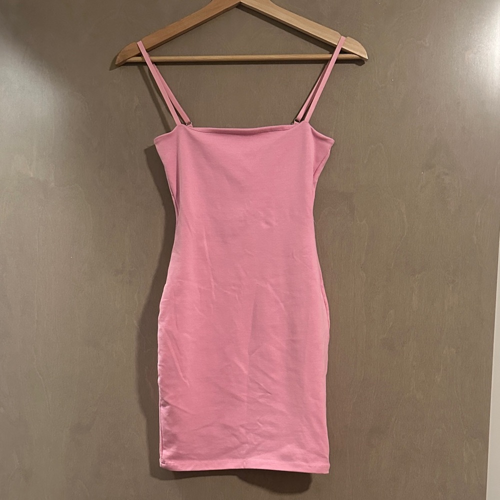 Zara  Pink Spaghetti Strap Mini Dress